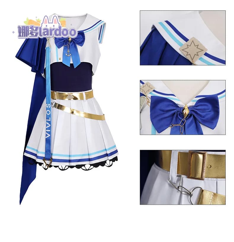 Uma Musume Strong Attack Summer Outfit Sailor Suit Costume da bagno Cosplay Costume anime