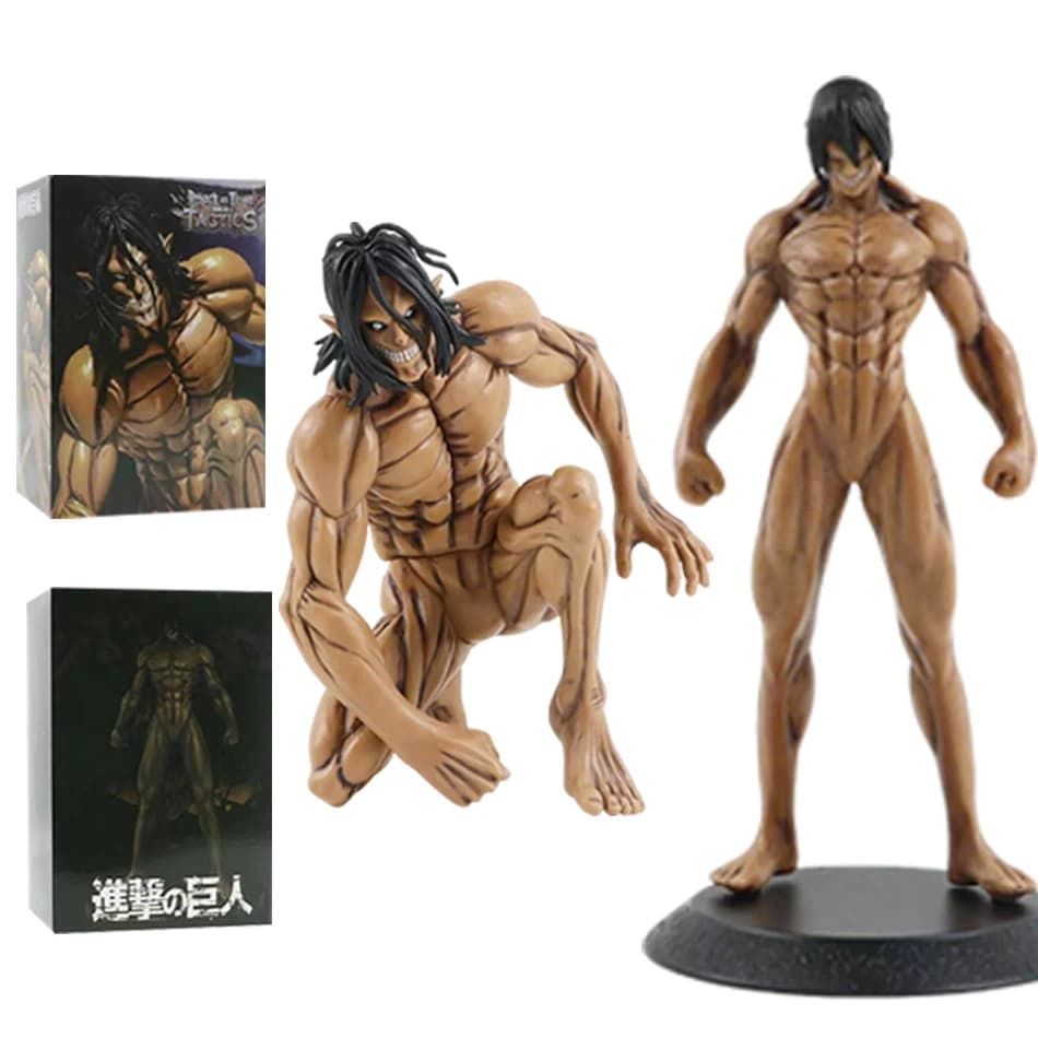 Attack on Titan Eren Jaeger Versione Gigante Action Figure da collezione, modellini, bambole, giocattoli per bambini, regalo di Natale