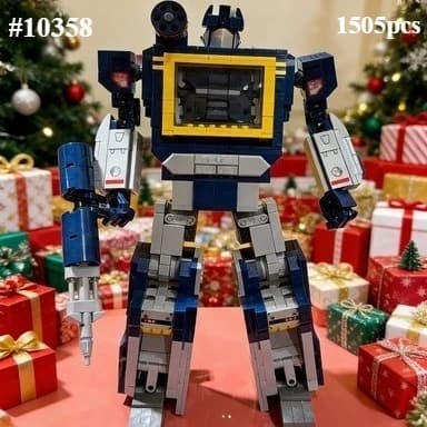 Set di Blocchi da Costruzione Robot Compatibili con Particelle Legoed, Adatti per Regali di Natale 10358