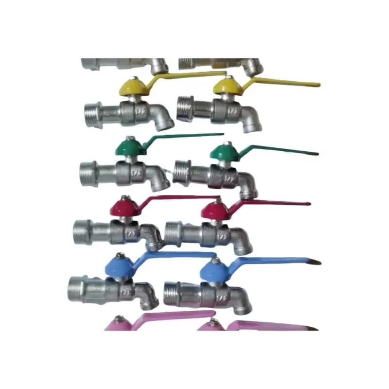 Random Connector 1 Piece 1/2''' 3/4''' for IBC Tank, Zinco Alloy Faucet Adapter for Garden Pipe, Irrigation Connection, Ball Valve