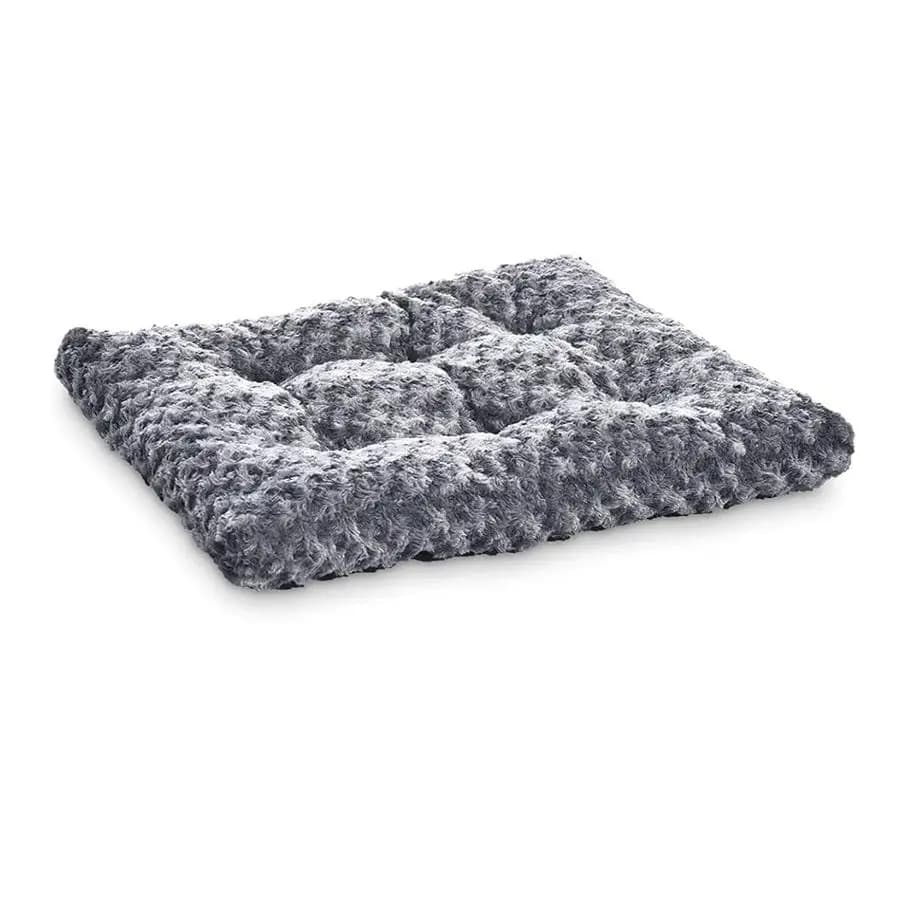 Cuccia e materassino lavabili per cani e gatti, da interno, 46 x 29 x 4 pollici, grigio