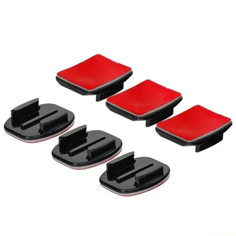 montaggio adesivo E56B Cuscinetto adesivo per 12 11 10 9 8 7 6 5 4 3 Action Camera Attacco per montaggio casco curvo