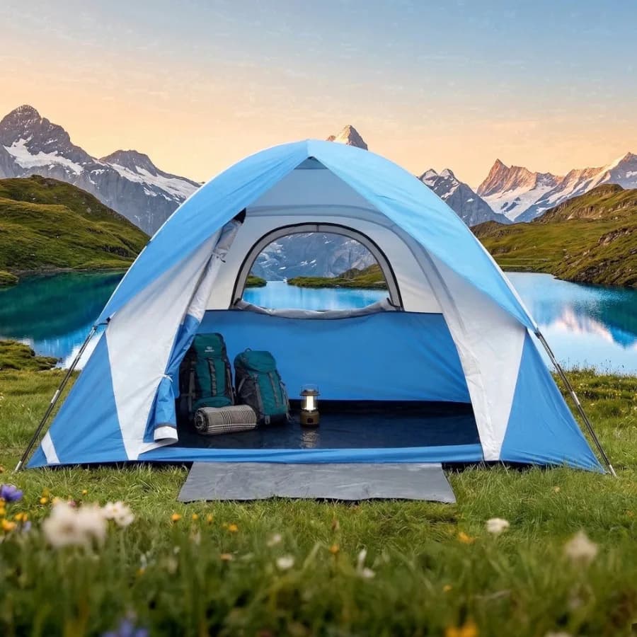 Outdoor Camping Tents Ultra-Lightweight and Portable for 2-Person Festivals Backyard Hiking Backpacking