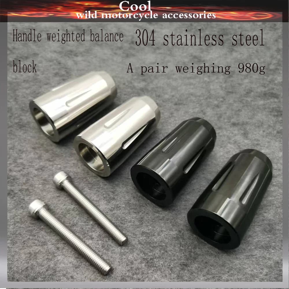 Moto Bar End Pesi Per KAWASAKI ER6N ER5 ER6F NINJA 300R 400R 1000 650R Manubrio Spina Bilanciatore Blocco Anti Goccia copertura