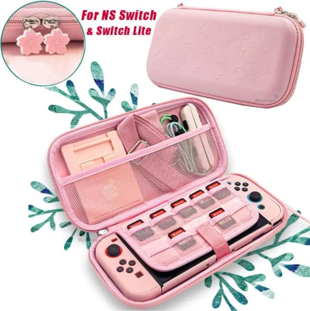 Game Console Storage Bag for Nintendos Switch Portable Travel Carrying Case for Nitendo Switch Lite Game Storage Accessories