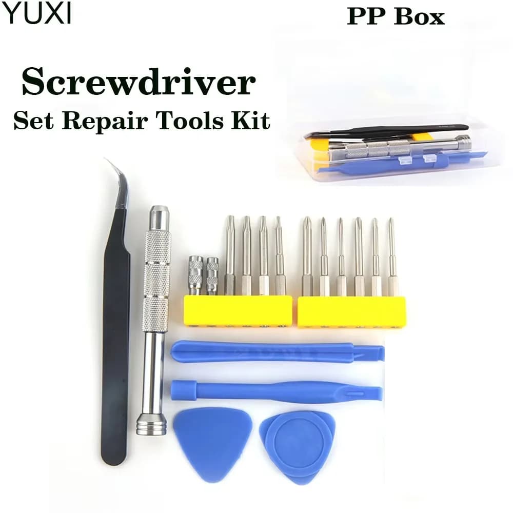 1Set Set di cacciaviti Kit di strumenti di riparazione per Switch NS Nuovo 3DS XBOX One PS4 slim Wii NES SNES DS Lite GBA PSP Gamecube Console