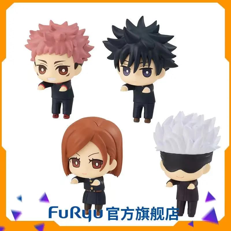 Action Figure Modello 4.5 centimetri Genuino Bulk Giocattoli Anime Jujutsu Kaisen Toge Fushiguro Nanami Yuuji Kugisaki Mini Ornamenti Regali Per Bambini