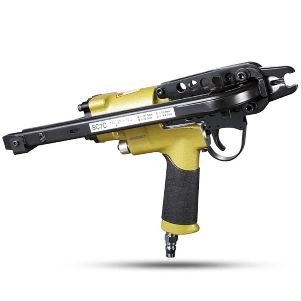 Pistola sparachiodi pneumatica di tipo C SC7C SC7E SC760C gabbia per polli legata gabbia per pesci afferrare pistola per roccia manuale pistola pneumatica per unghie