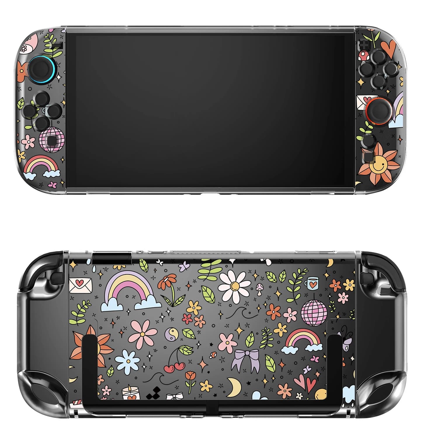 Custodia per Nintendo Switch 2 Funda Cover Shell Dockable Protettiva Accogliente Fungo Daisy TPU Switch 2 Accessori Controller Joy-Con