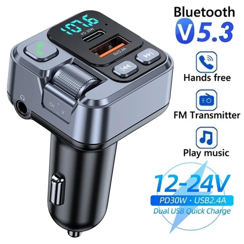 Dual Port USB C Car Charger Max 100W Fast Charging Small Size Adapter for Phone Laptop Automobile 2026 New