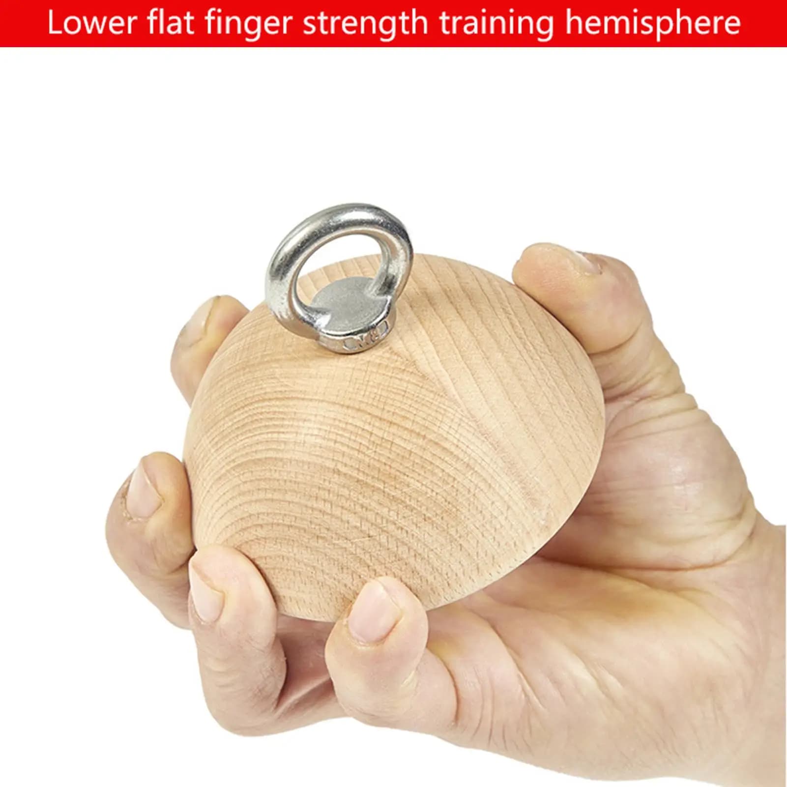 Pull Up Bar Grips Wooden Pull Up Grip Strength Balls Rock Climbing Holds Arm Strength Trainer Portable Finger Forearm Back For