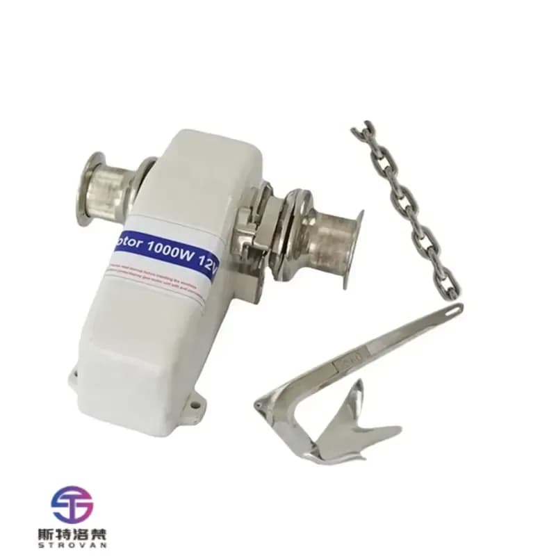 STLF POWER MARINE Factory Outlet 316 Stainless Steel 12V 24V Boat Horizontal Winch Marine Horizontal Anchor Windlass for Sale