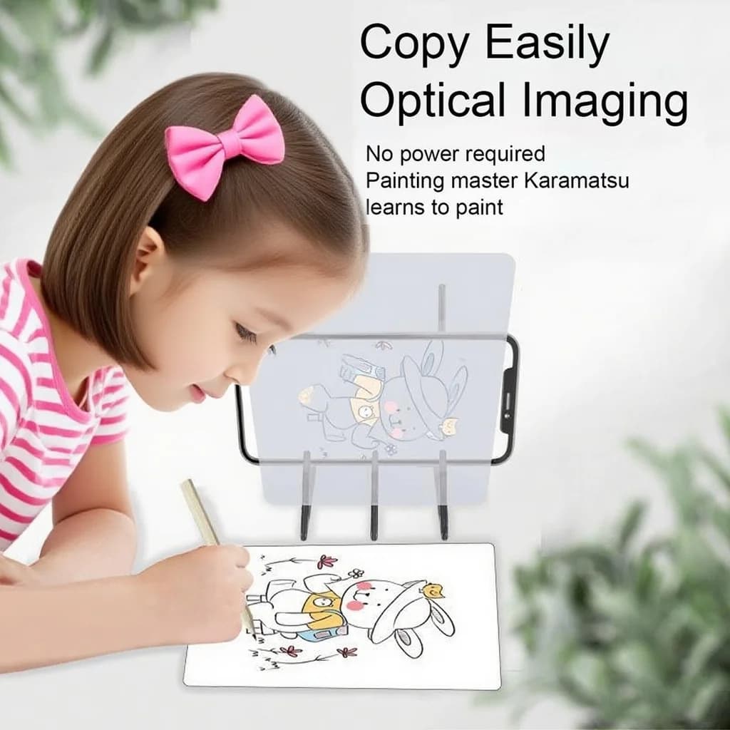 Strumenti da disegno Tavolo da disegno Proiezione di vernice Copia Tavolo da apprendimento Riflessione Schizzi Giocattoli educativi ottici per bambini