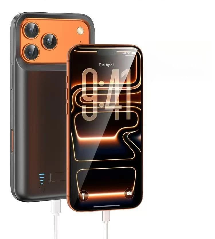 Custodia per batteria Ultra da 20000 mAh per IPhone 17 Pro Max Pro Cover posteriore per Power Bank estesa a lunga durata da 1 settimana