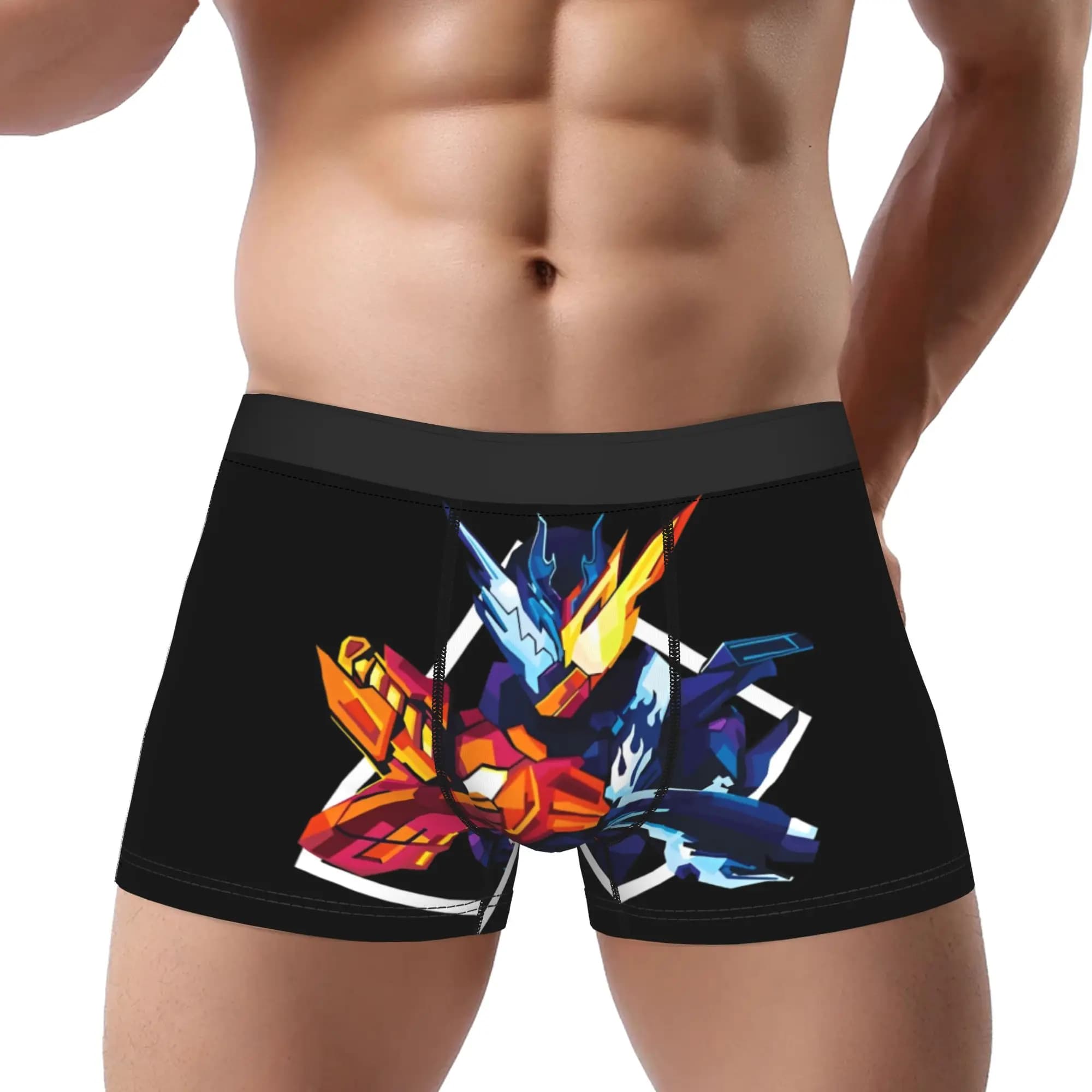 Bandai Kamen Rider Cross Z Build boxers Underpants Breathbale Panties Men's Underwear Comfortable Shorts Boxer Briefs