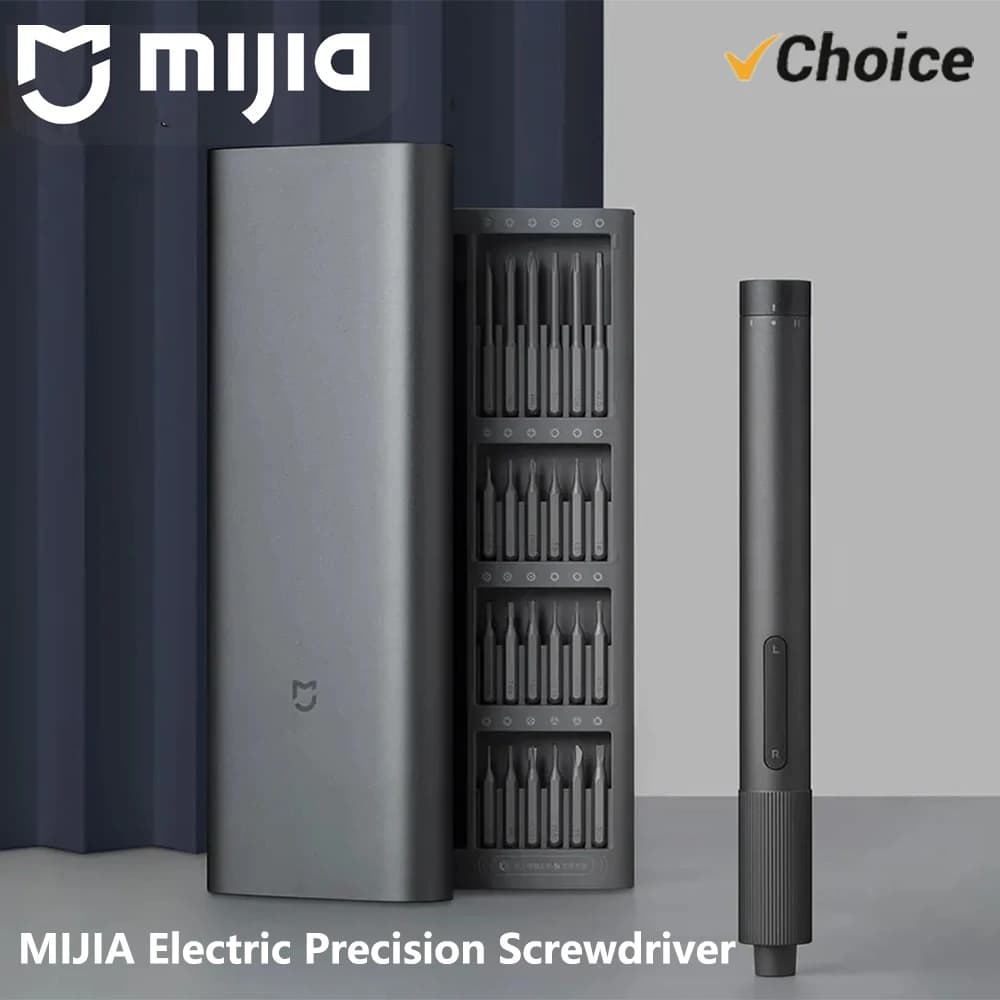 NEW MIJIA Electric Precision Screwdriver Magnetic Kit with 24 PCS Screw Heads Power Tools Sets for Smart Home PC Phone Repair*CN