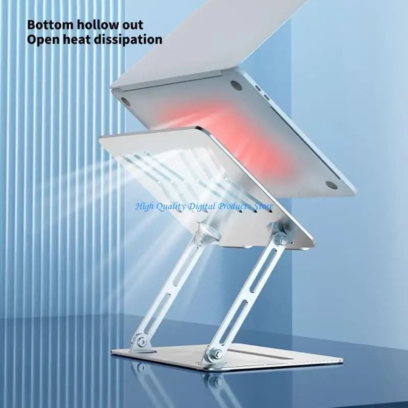 U2JE Laptop Stand for Desk Ergonomic Foldable Computer Stand Adjustable Height Stand