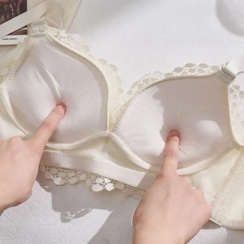 Reggiseno push up extra spesso da 12 cm, seno piccolo, petto piatto, pizzo, donne estive, migliorano il comfort morbido, senza spazio