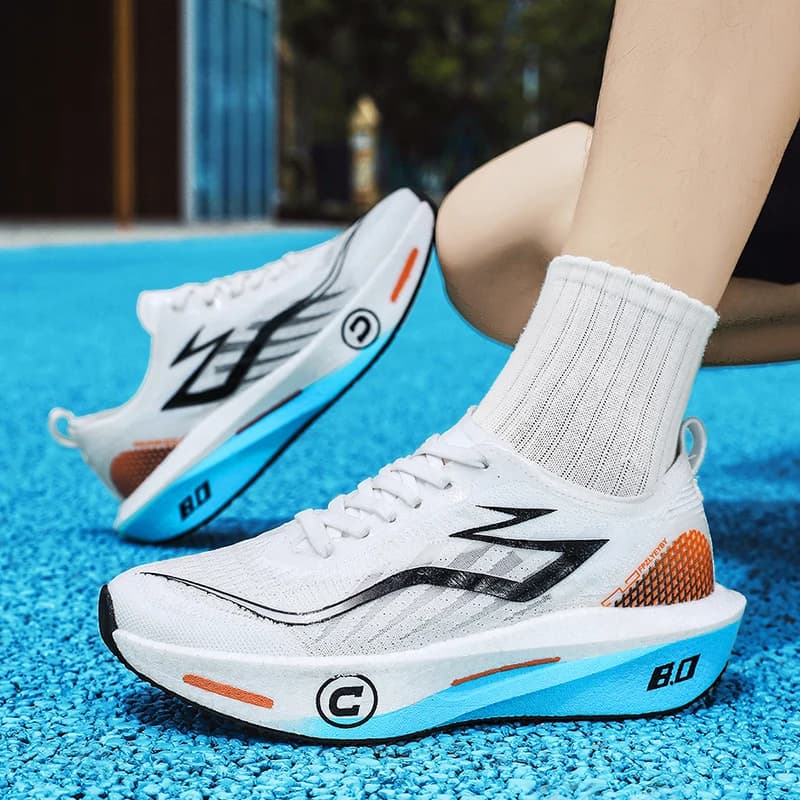 Men Running Shoes Carbon Board Marathon Sports Speciality Lightweight Men's Comfortable Walking Athletic Sneakers Male Autumn