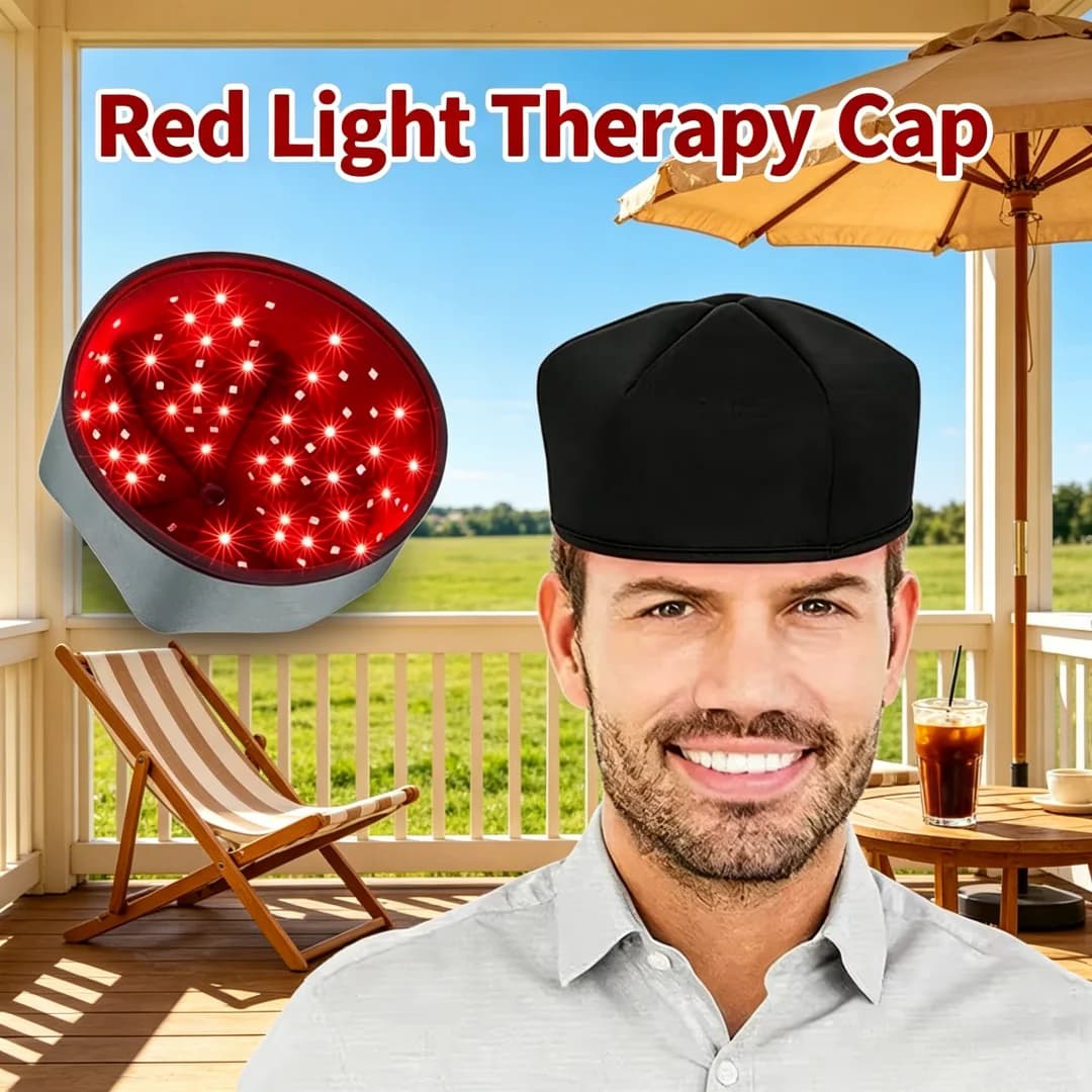 Popular Scalp Massager Hat 660nm 830nm Red Near Infrared Hair Regrowth Helmet Red Light Therapy Cap Hair Loss Treatment