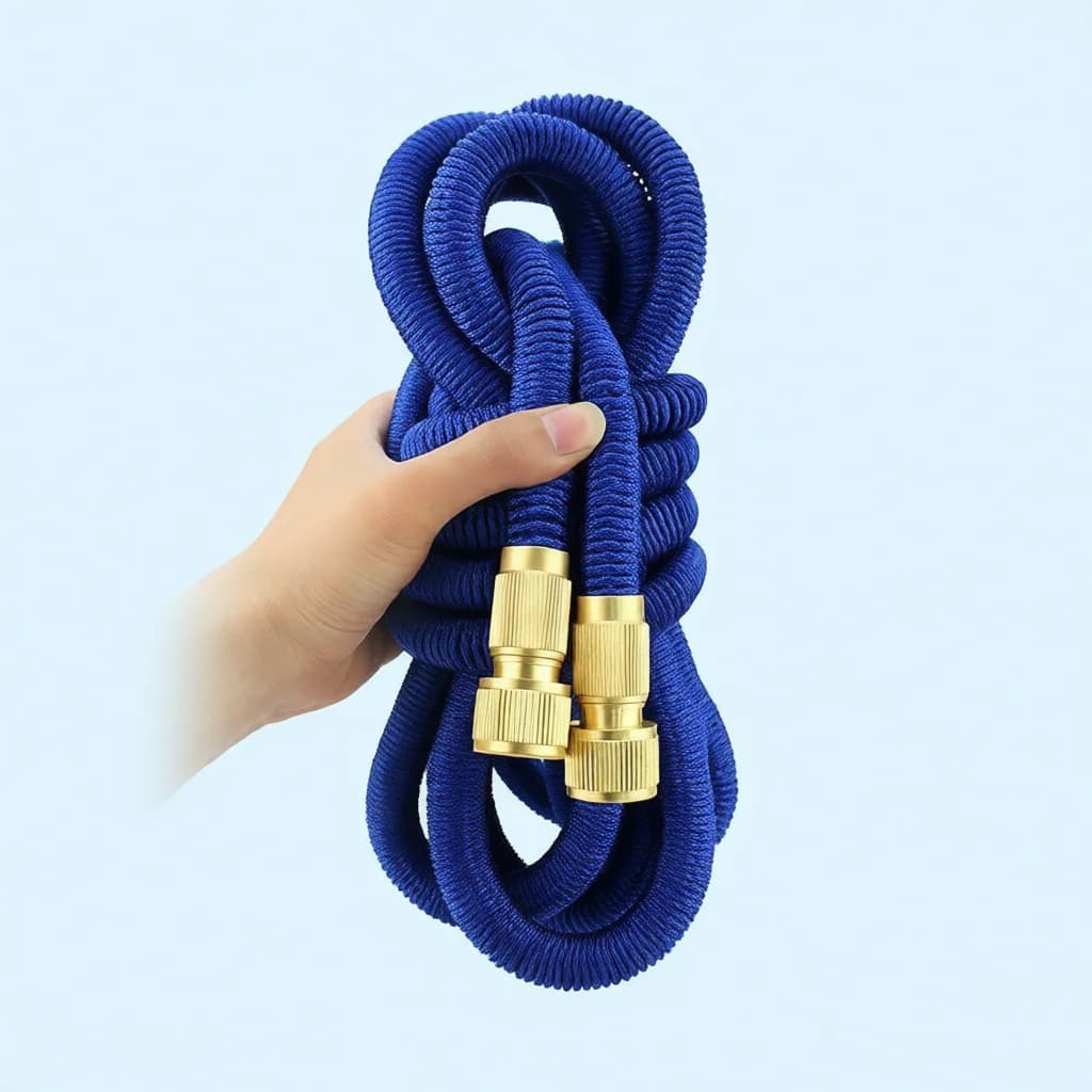Portable Expandable Garden Hose Flexible Water Pipe Spray Car Wash Telescopic Tubing High Pressure Irrigation Cleaning