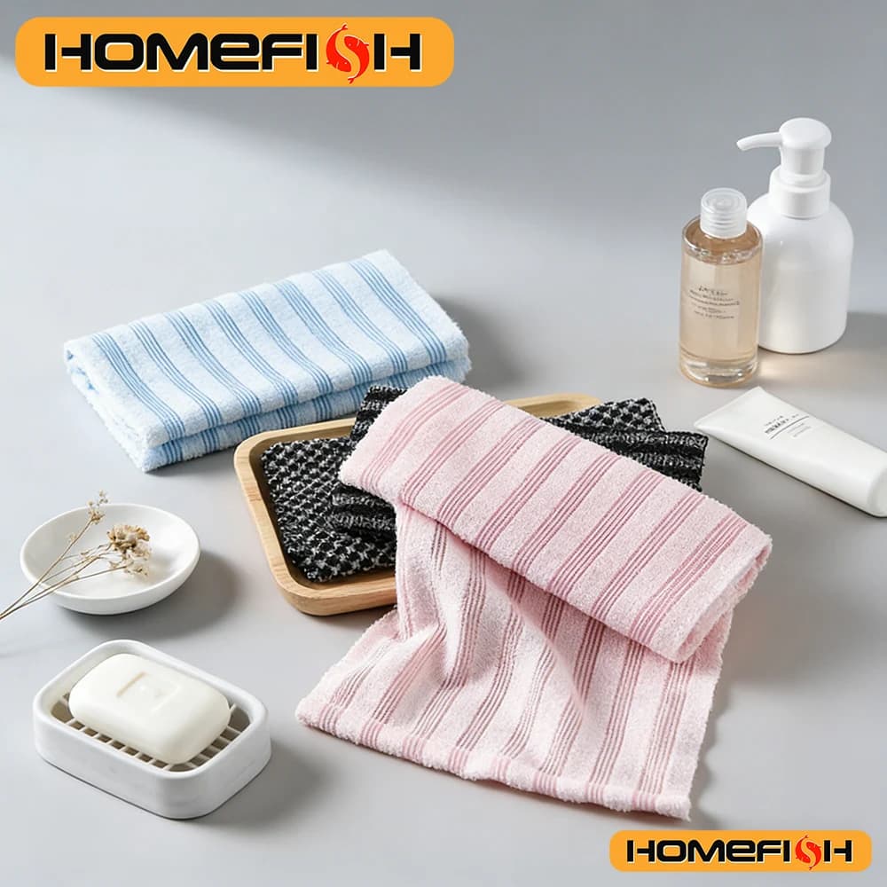 1pc japanese rubbing nylon bath towel brush towel for back towels exfoliating shower sponge body bathroom accessories