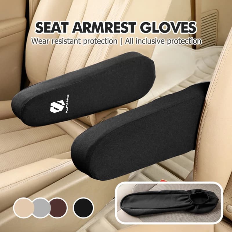 Guanti protettivi per bracciolo seggiolino auto Copertura protettiva laterale per mano automatica per Toyota Alphard Vellfire 20 30 Series 2020 2021 2022 2023