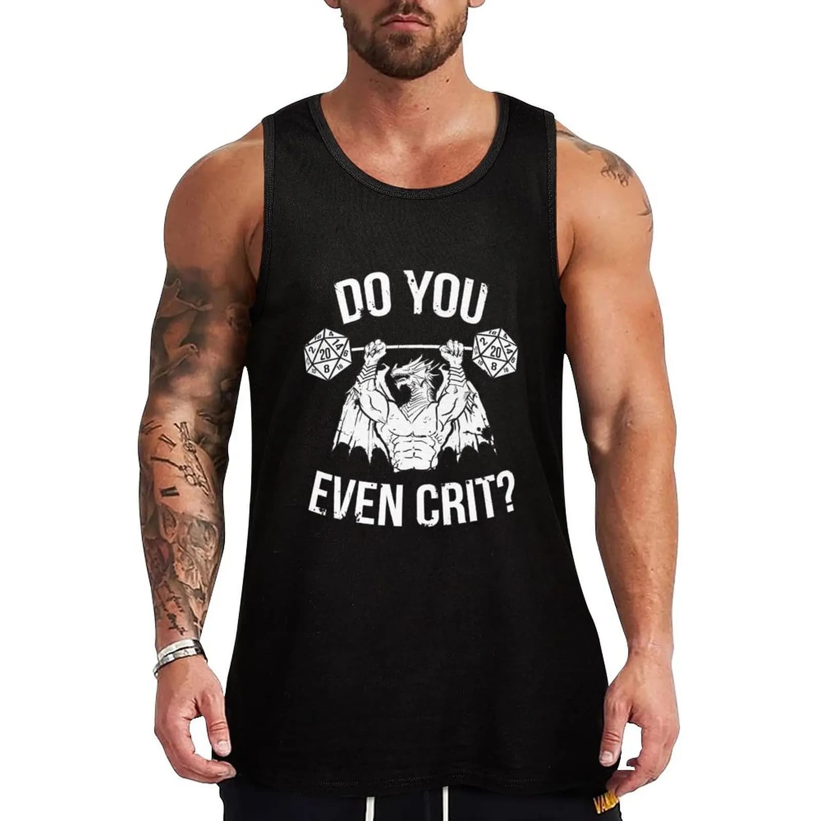 Fai anche tu critica? - Ancient Swole'd Dragon Tank Top, canotta comoda e flessibile, tessuto elasticizzato, abbigliamento casual