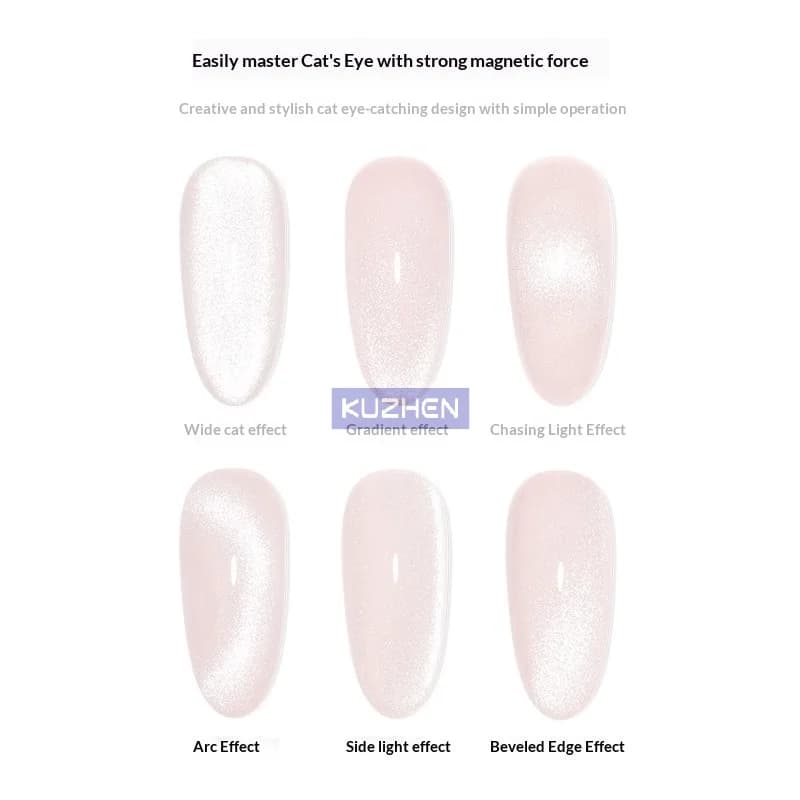 /Kuz/Round Nail Art Cat Eye Gel Magnetic Pen For Gel Polish 3D Cat Eye Nails Strong Magnet Manicure DIY Tools