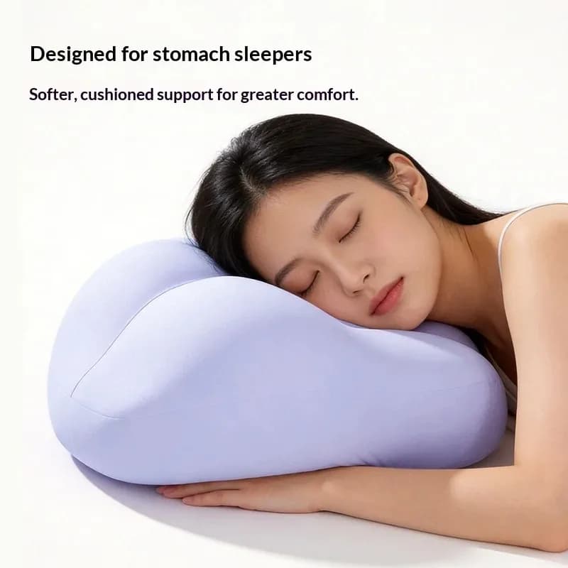3D Memory Foam Bolster Support Pillow Ergonomic Stomach Sleeping Face Down Cushion Creative Body Support Pillow For Daily Rest