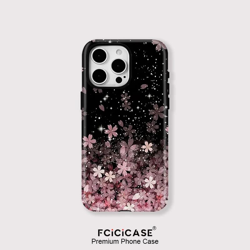 Fcicicase For iPhone 17 Pro Max For Magsafe Wireless Charge Phone Case For iPhone 17 Air Flower Pattern Matte Magnetic Cover