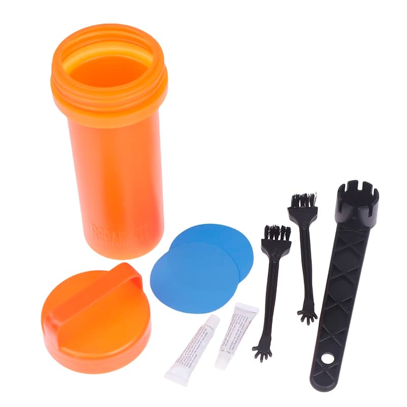 1 Set portatile kayak Paddle Board Sup Kit di riparazione colla valvola aria Paddle Board tavola da surf Kit di strumenti di riparazione accessori