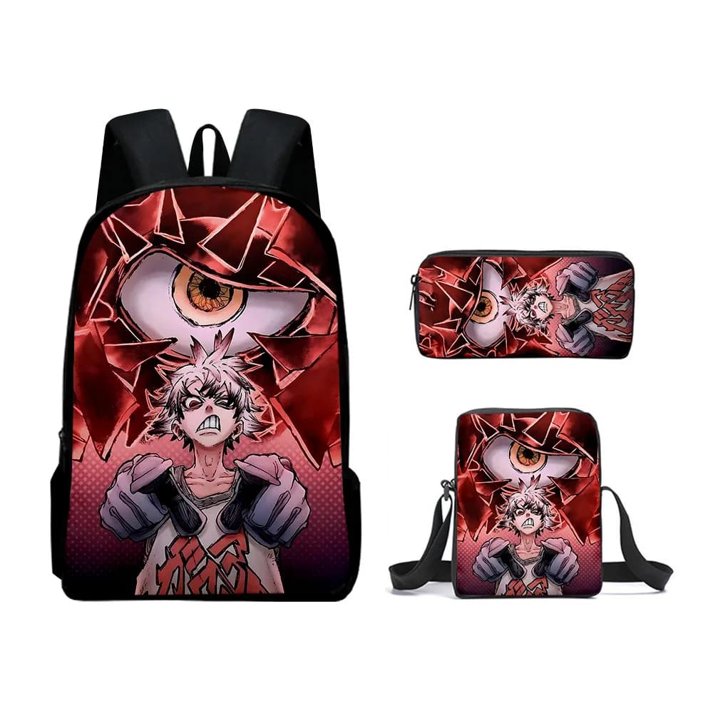 Trendy Popular Funny Gachiakuta 3D Print 3pcs/Set pupil School Bags Laptop Daypack Backpack Inclined shoulder bag Pencil Case