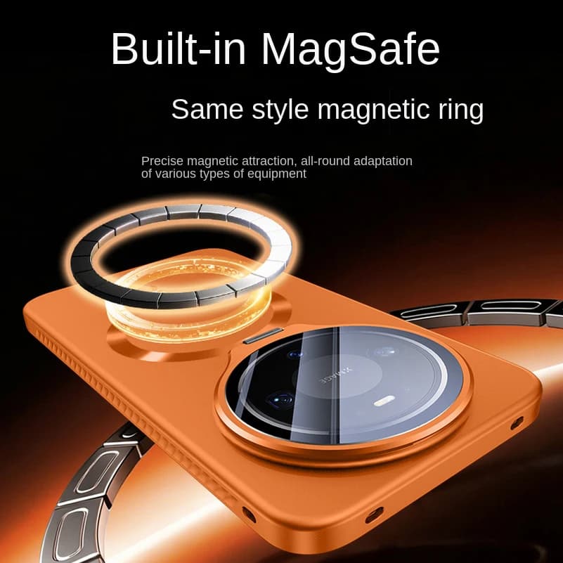 Custodia MagSafe per Huawei Mate 80 Pro Max Mate80 Pro70, Cover Magnetica Wireless Opaca con Protezione Fotocamera e Supporto Invisibile