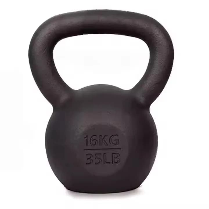 2026 Gym Kettle-bell Fitness Durable Cast Iron Kettlebells 10kg 20kg 24kg 32kg Powder Coated Weights For Bodybuildingpromote Sal