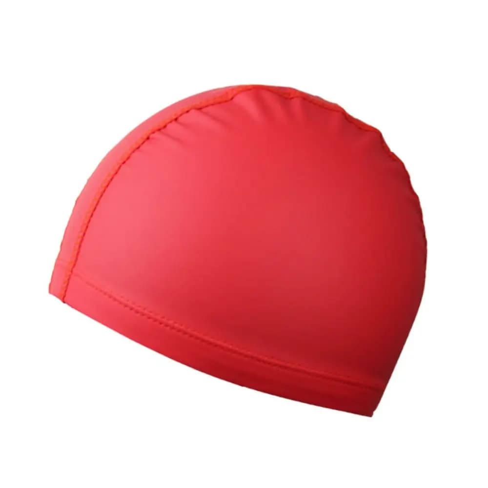 Sport Cuffia da nuoto impermeabile per adulti/bambini Cappello da piscina in tessuto PU Proteggi le orecchie