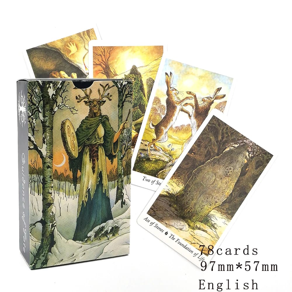 Nuove carte dei tarocchi di Wildwood per principianti con guida Guid Oracle divinazione Fate Oracle Party Deck gioco da tavolo istruzioni PDF