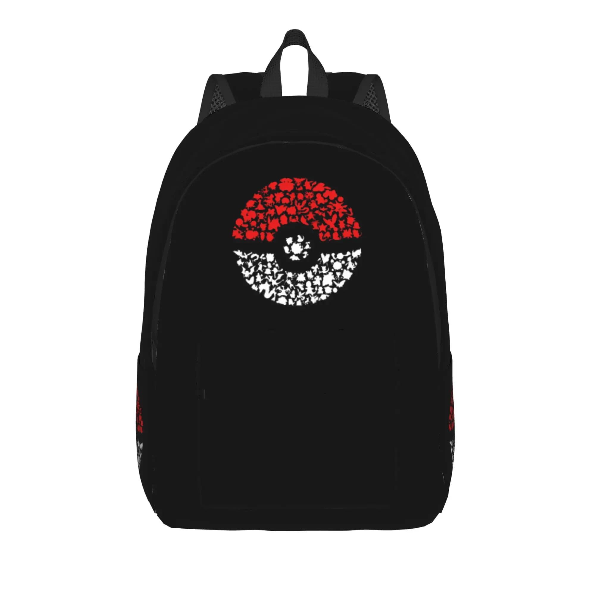 Pokemoned Characters Casual Backpack Sports High School Work Daypack for Men Women Laptop Shoulder Bag