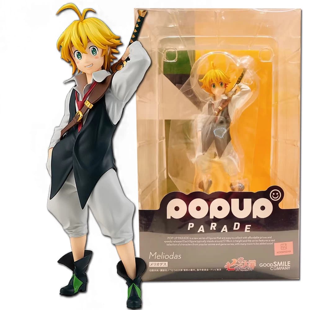 POP UP PARADE I Sette Peccati Capitali Figura Meliodas Dragon's Sin of Wrath Anime PVC Action Figure Toy Game Collection Modello Doll