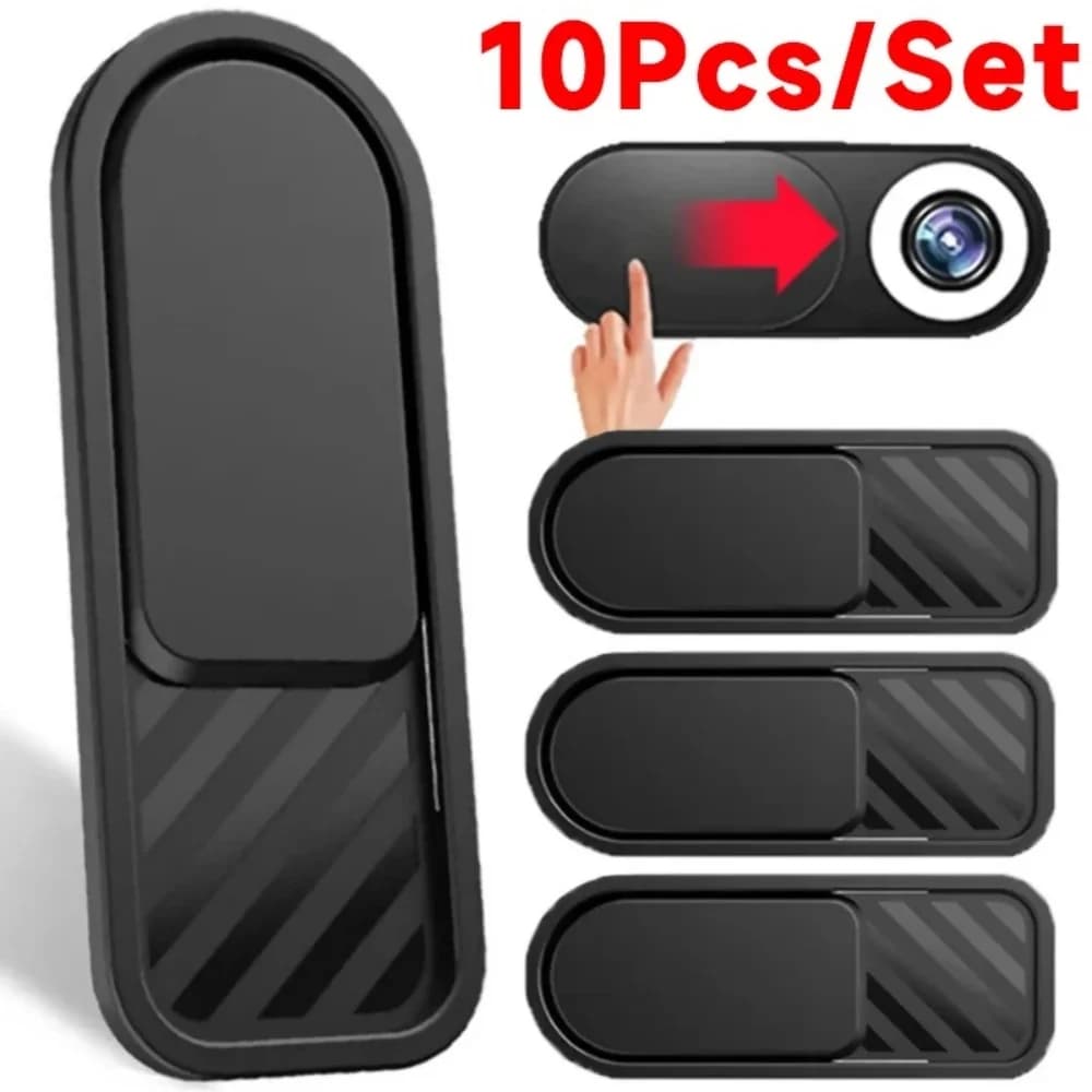 Universal Sliding Privacy Webcam Cover Anti Hacking Anti Peeping Camera Lens Shutter Protector Sticker For Laptop Tablet Phone