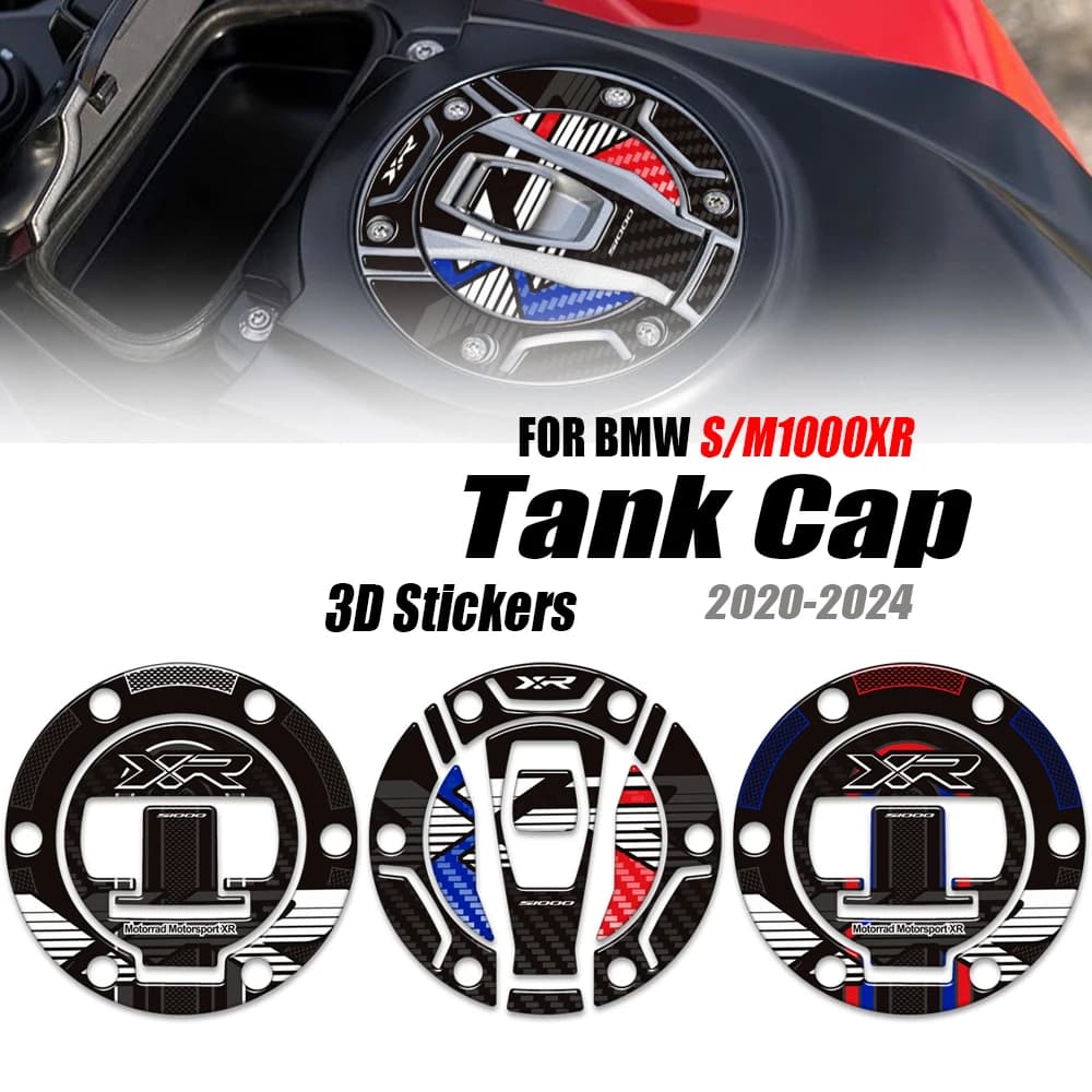 S 1000 XR M 1000 XR Accessories Motorcycle Fuel Oil Tank Cap 3D Protection Decalcomanie for BMW S1000XR M1000XR 2020-2024