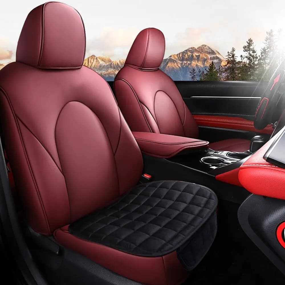 Cover for Auto seat cushion universal warm winter anti slip cushion for front chair breathable for vehicle truck seat protection