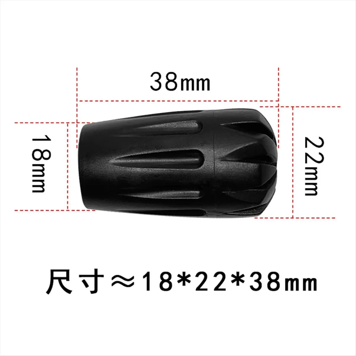 AD45 8Pcs Trekking Pole Accessories Replacement Hiking Sticks Rubber Tips for Hiking Poles for All Common Trekking Poles