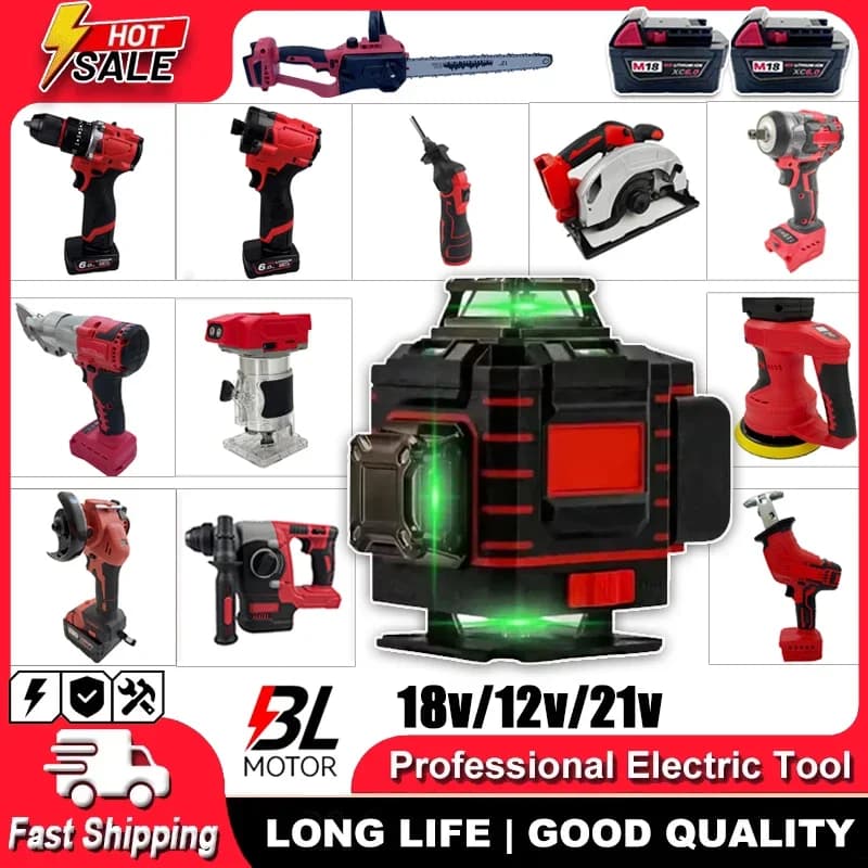 Utensili Elettrici a Batteria Milwaukee: Smerigliatrice Angolare Brushless, Saldatrice Elettrica, Trapani Senza Fili, Martello Demolitore, Utensili Cordless da 12 Pollici