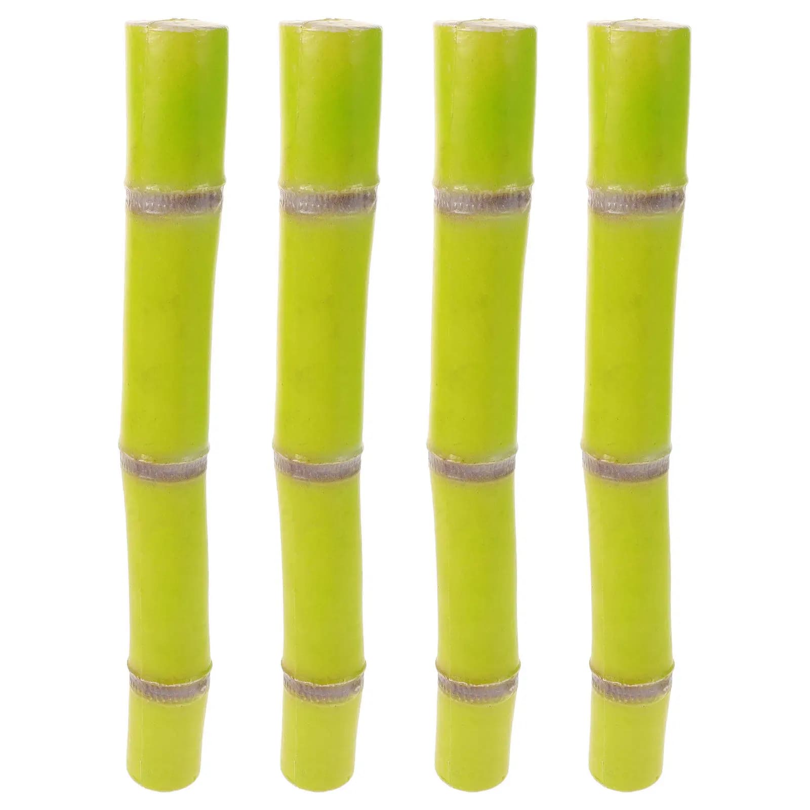 4 Pieces of Realistic Artificial Sugar Cane, Restaurants Decorations, Supermarket Wallpapers and Photo Services