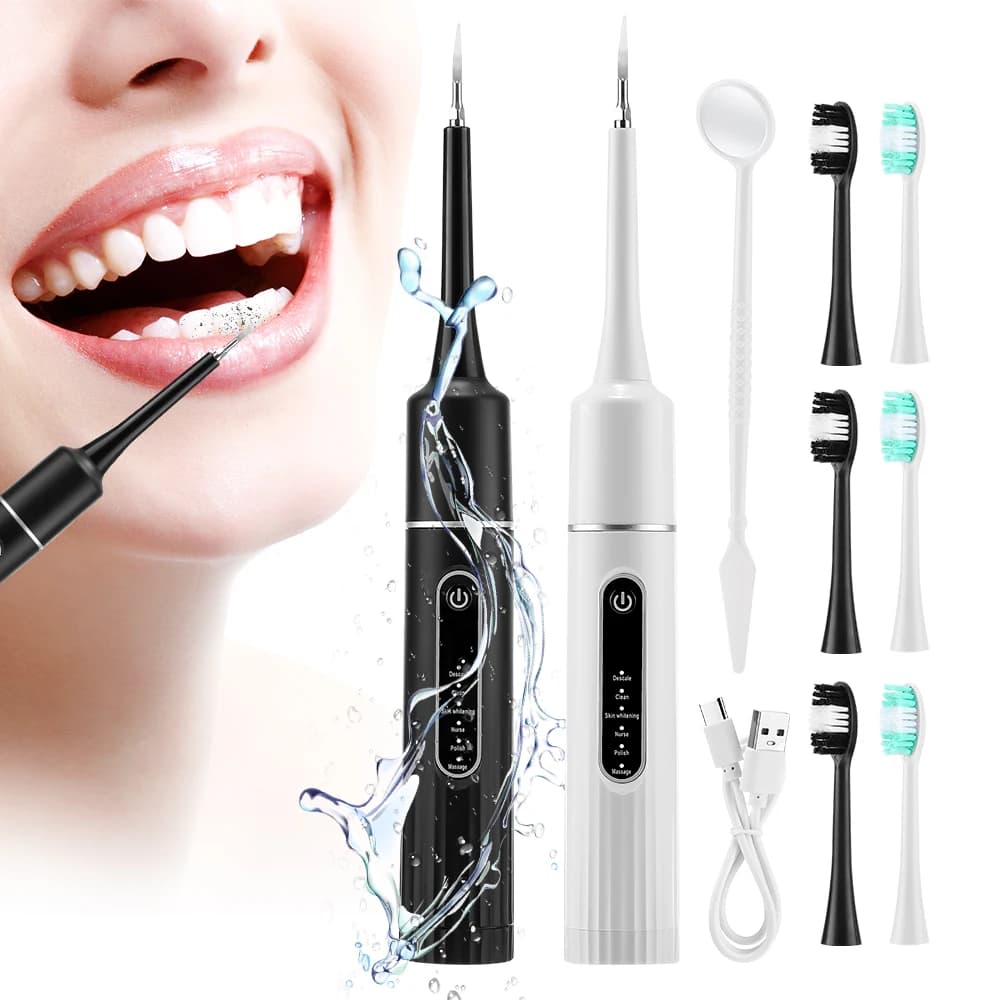 6 mode Electric toothbrush Removal of dental calculation Teeth whitening Detergent for teeth Scaler Plaque Coffee stain Tartarus oral hygiene