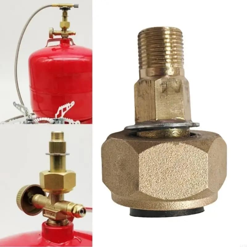 Gas cooker converter for camping Rame Connector for outdoor stove Adapter for tanks Practical stove
