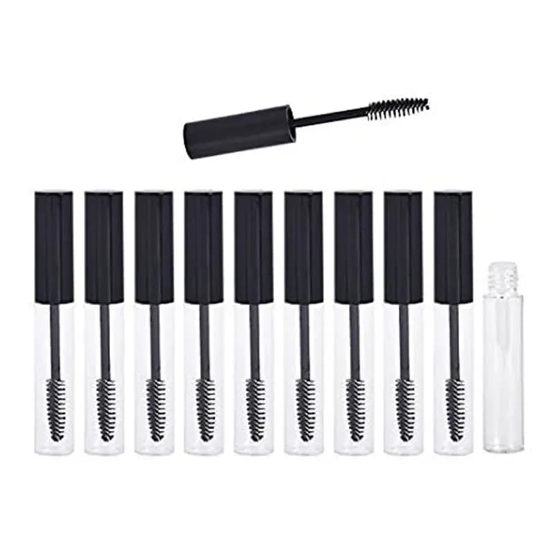 AEE6-10Pz Vacuum Tube for 10Ml Mascara, Transparent Flacon for Lucidalabbra Proofs, Empty Flucon for Growth Liquid