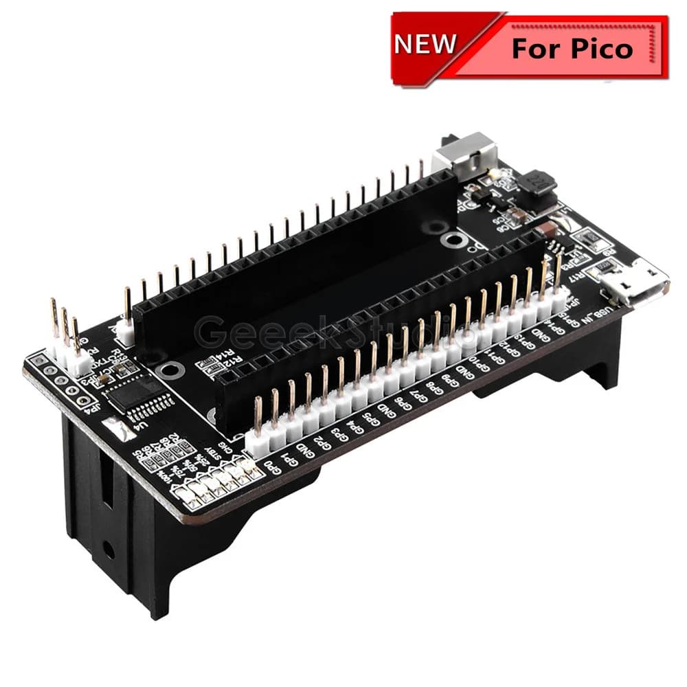 UPS for Raspberry Pi Pico/Pico W/W2 LED Indicators Portable Power Adapter