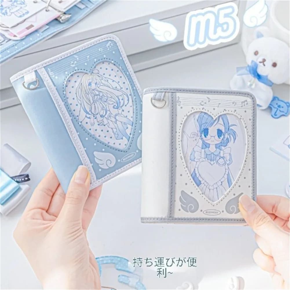 Quaderno Giapponese Kawaii M5, Diario Tascabile con Fogli Staccabili, Agenda Giornaliera Ricaricabile per Studenti
